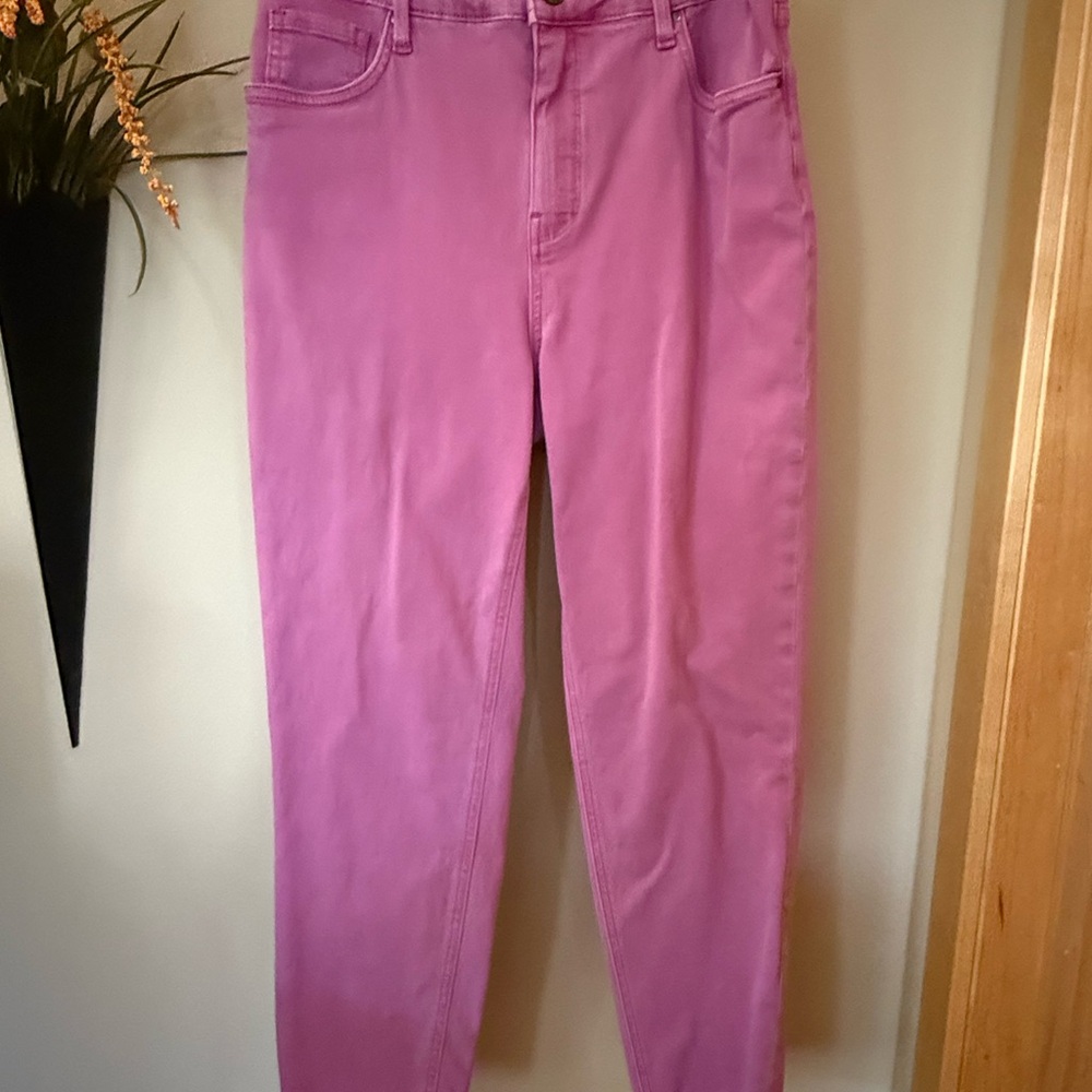 KUT from the Kloth Pink Staight Ankle Jeans